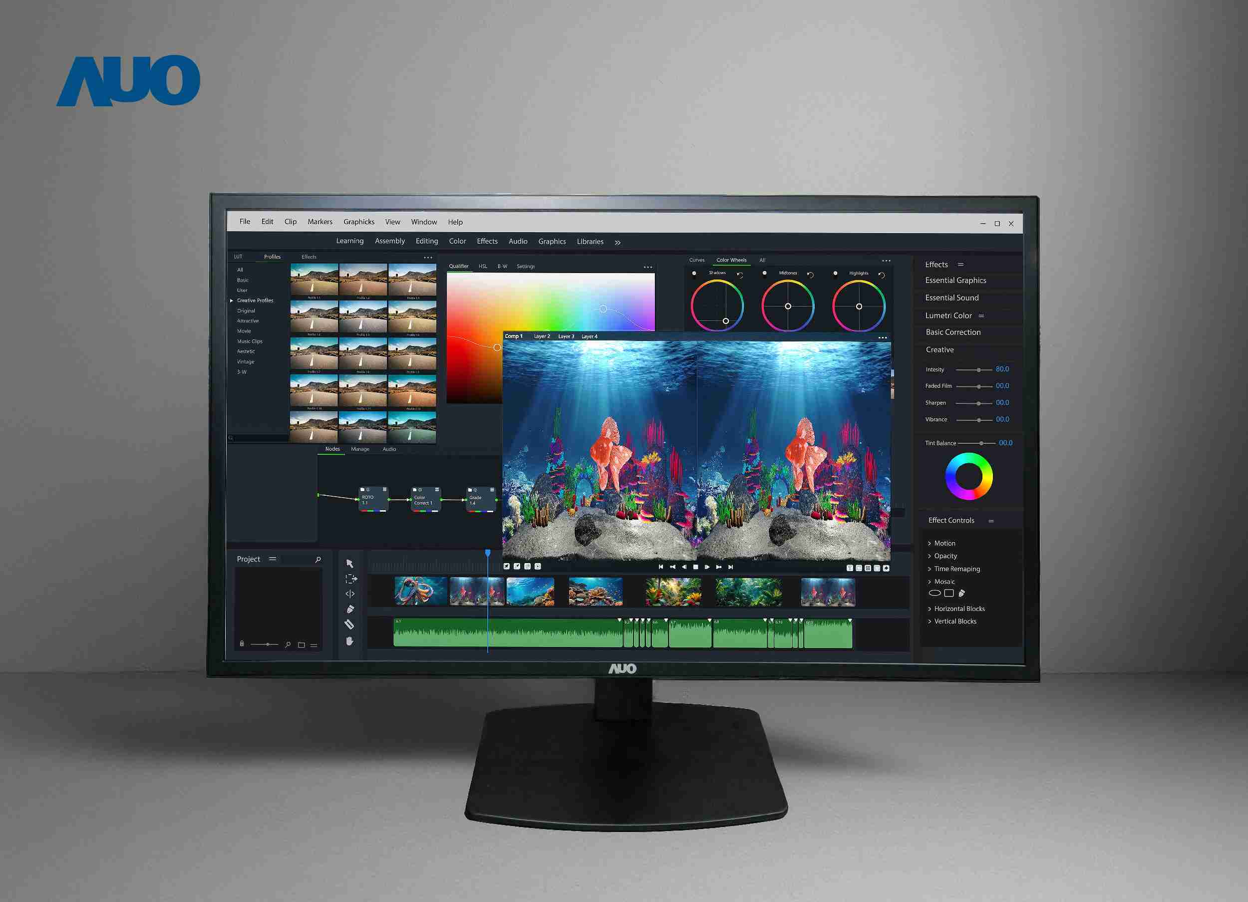 冰球突破开发32吋2D/3D专业桌上型显示器，，，拥有8K4K超高分辨率，，并以低串扰算法优化3D显示效果，，搭载自动眼球追踪功能，，能实时调整3D图像，，，进行实时2D与3D无缝共存窗口，，，提供图像设计工作者突破二维接口的崭新工作氛围与效率